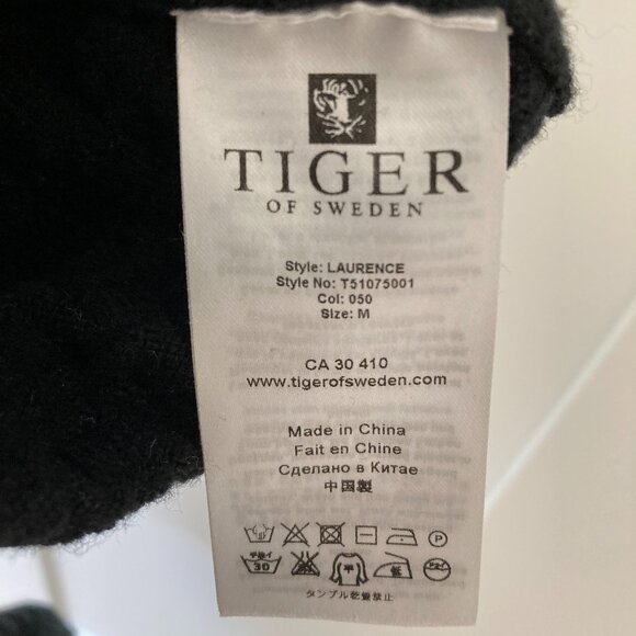 Tiger of Sweden black cardigan size M - Picture 4 of 4